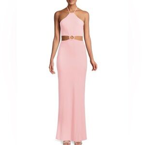 NWT ALICE + OLIVIA
Marguerite Cutout Maxi Dress Gown Pink - SZ 10